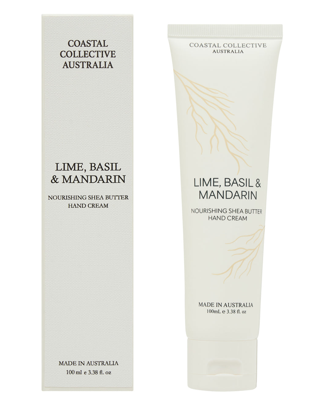 Lime, Basil & Mandarin Hand Cream 100ml Coastal Collective