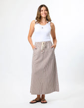Load image into Gallery viewer, Leena Skirt Choc Stripe
