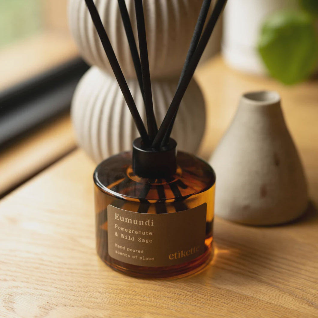 Eumundi in Pomegranate & Wild Sage - Eco Reed Diffuser 200ml