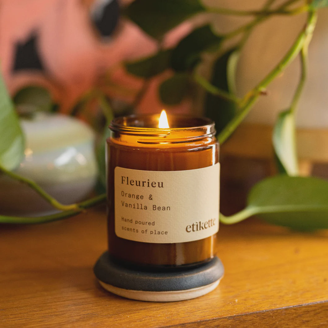 Fleurieu in Orange & Vanilla Bean - Soy Candle 175ml