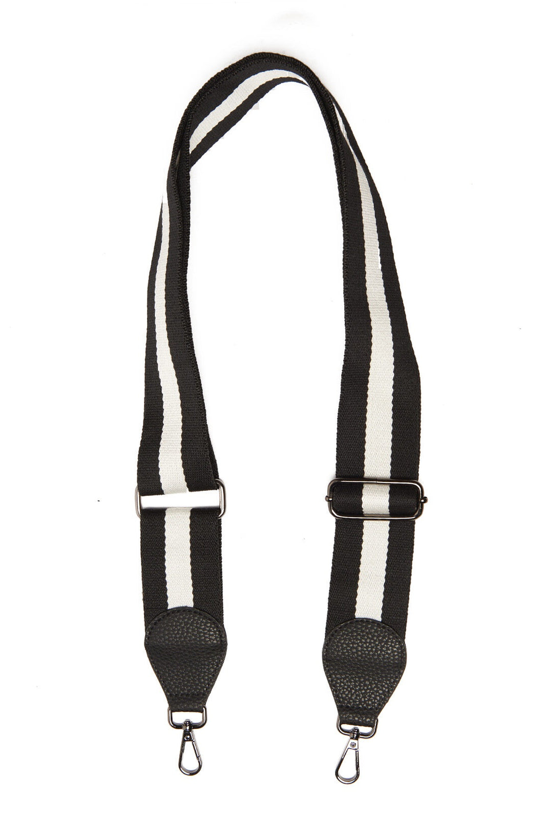 Rugged Hide Bag Strap - Blk & Wht