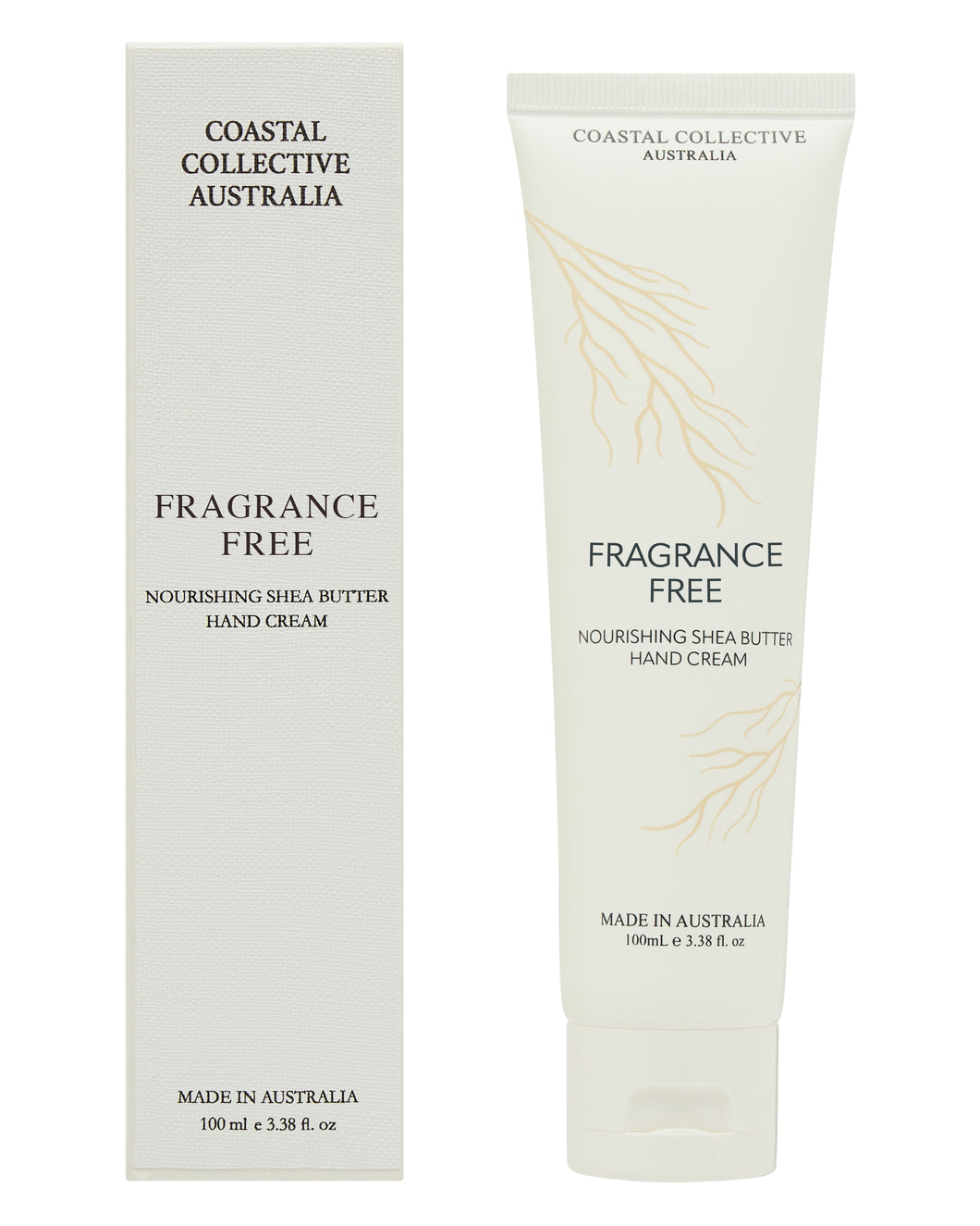 Fragrance Free Hand Cream 100ml Coastal Collective