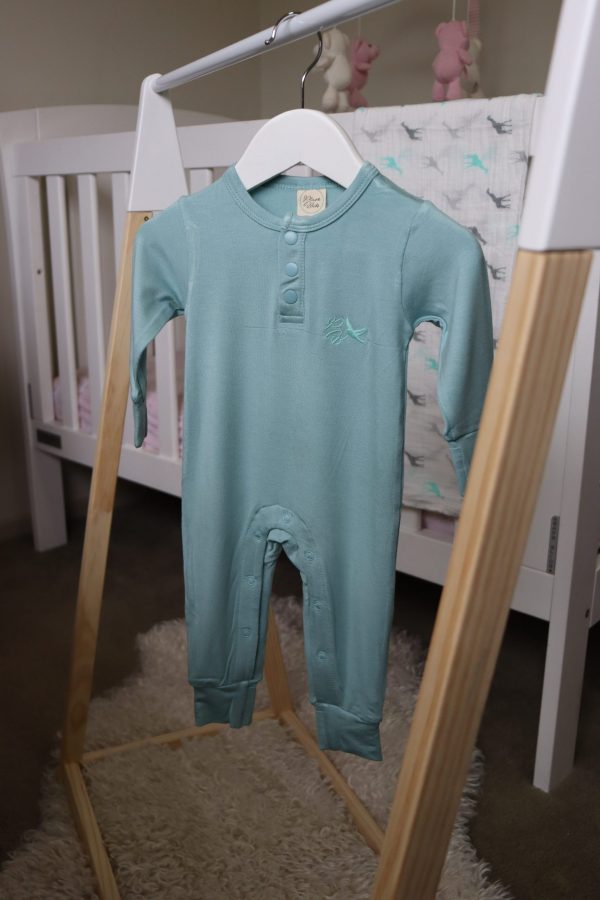 Plush Bamboo Romper - Sage