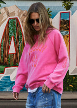 Load image into Gallery viewer, Pink Vintage Wash Sweat
