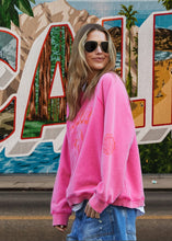 Load image into Gallery viewer, Pink Vintage Wash Sweat

