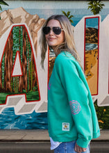 Load image into Gallery viewer, Green Vintage Wash Sweat
