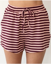 Load image into Gallery viewer, Lola Striped Lounge Set - Plum/Pink
