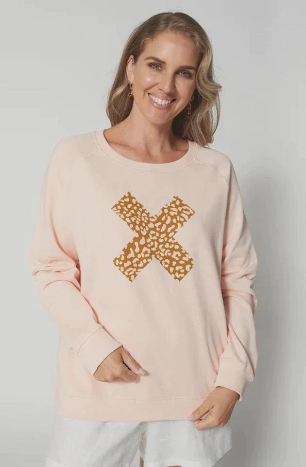 Stella & Gemma Blush Bronze Safari Sweater