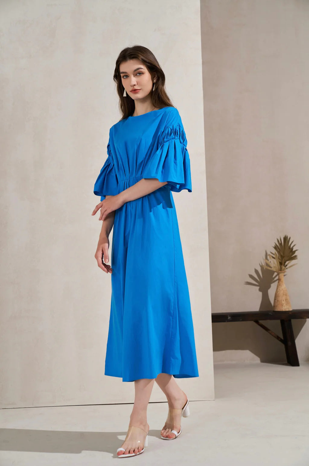 Sasha Long Dress - Blue