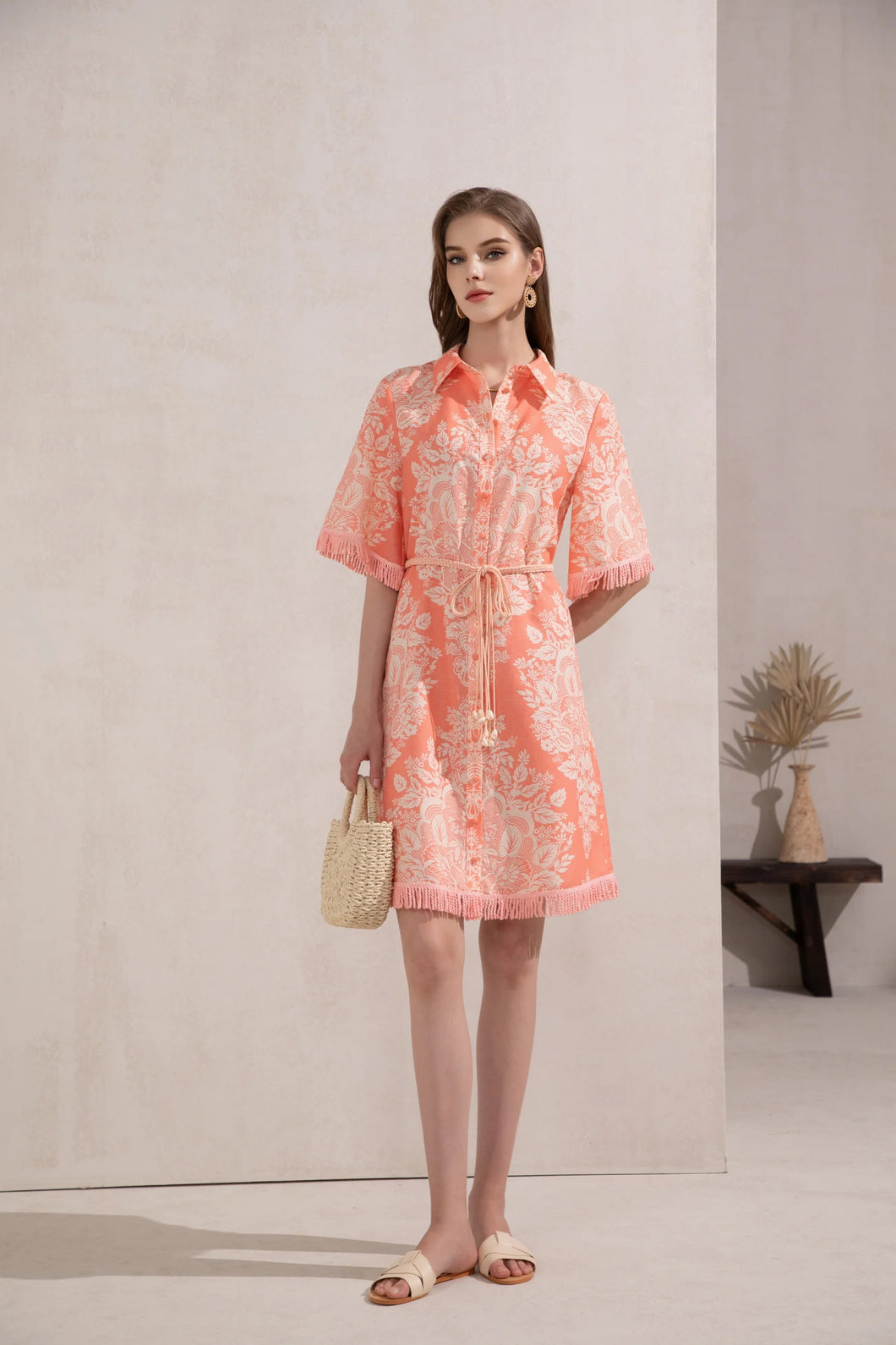 Bettina Dress - Fusion Coral