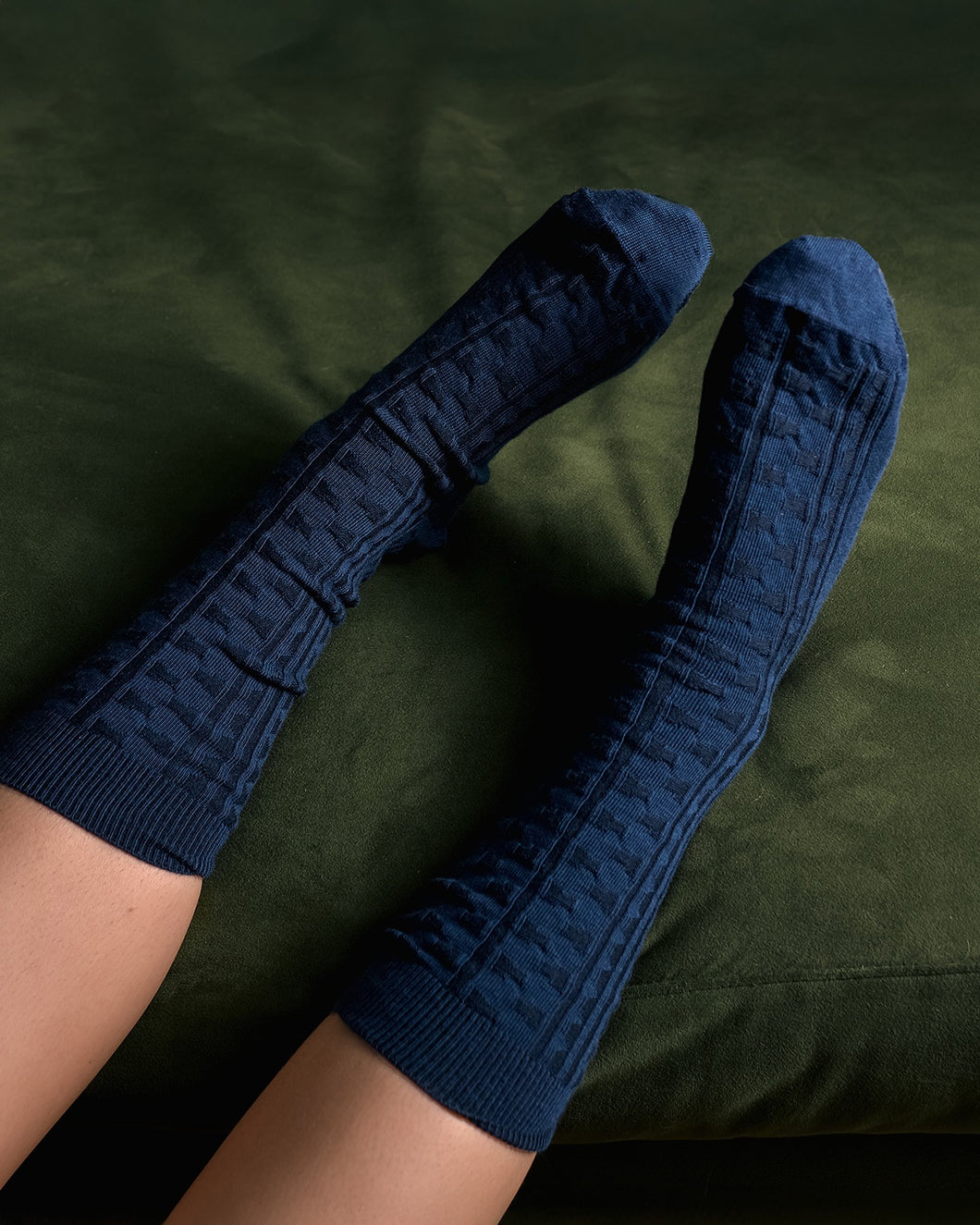 Merino Wool Socks - Industry Blue