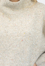 Load image into Gallery viewer, Wool Mix Turtle Neck Jumper – Marle Mocha
