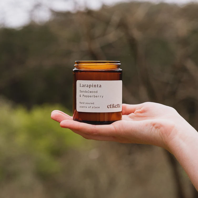 Larapinta in Sandalwood & Pepperberry - Soy Candle 175ml