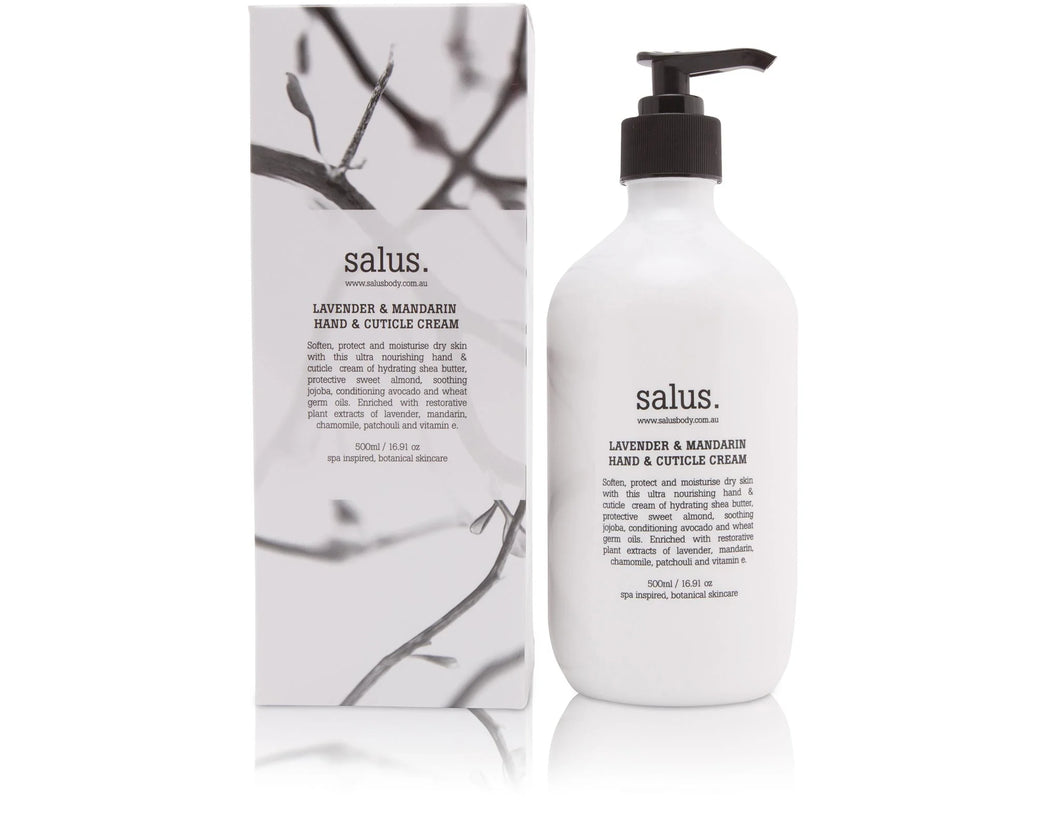 Lavender & Mandarin Hand & Cuticle Cream (500ml)
