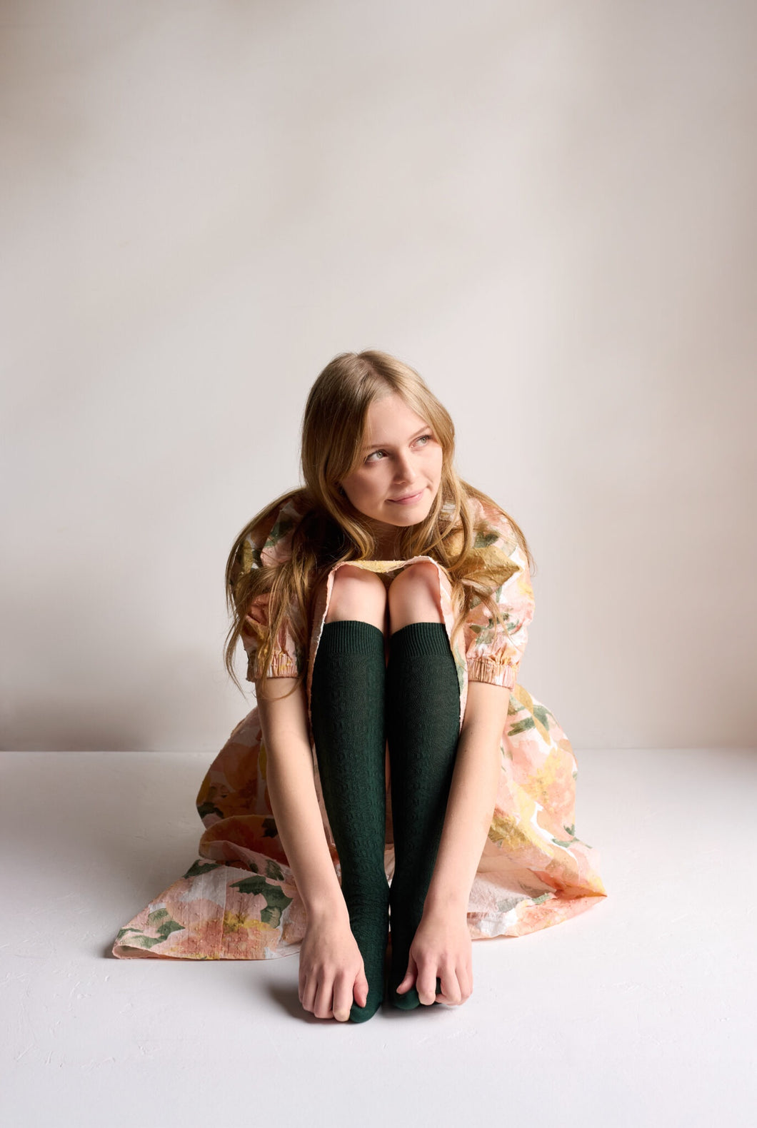 Cotton Socks - Ornella Green