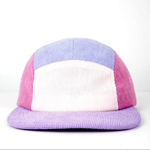 Load image into Gallery viewer, Cord Cap Kaleido 5 Panel - Blush (Lilac top)
