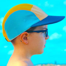 Load image into Gallery viewer, Cord Cap Kaleido 5 Panel - Harbour (Yellow top)
