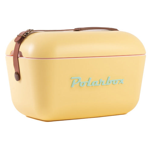 Polarbox Classic 20L Cooler Box Yellow/Cyan