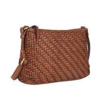 Load image into Gallery viewer, Bendigo Woven Cross Body Bag - Oak
