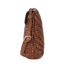Load image into Gallery viewer, Bendigo Woven Cross Body Bag - Oak
