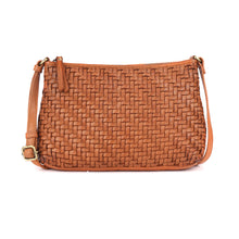 Load image into Gallery viewer, Bendigo Woven Cross Body Bag - Tan
