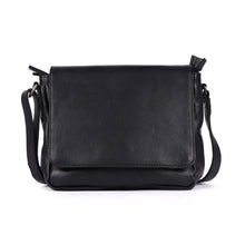 Load image into Gallery viewer, Ginger Leather Cross Body Bag - Black
