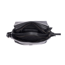 Load image into Gallery viewer, Ginger Leather Cross Body Bag - Black
