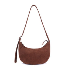 Load image into Gallery viewer, Tulip  Moon Suede Bag - Brown

