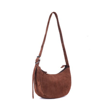 Load image into Gallery viewer, Tulip  Moon Suede Bag - Brown
