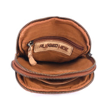 Load image into Gallery viewer, Florence Woven Phone Bag - Cognac
