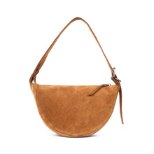 Load image into Gallery viewer, Indie - Sml Suede Bag - Dark Caramel
