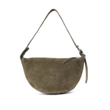 Load image into Gallery viewer, Indie - Sml Suede Bag - Dark Olive
