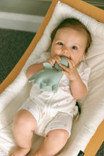 Load image into Gallery viewer, Diplo The Dino Dragon Natural Rubber Teether -  Sage
