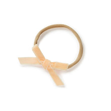 Load image into Gallery viewer, Lychee Velvet Bow Headband   Snuggle Hunny
