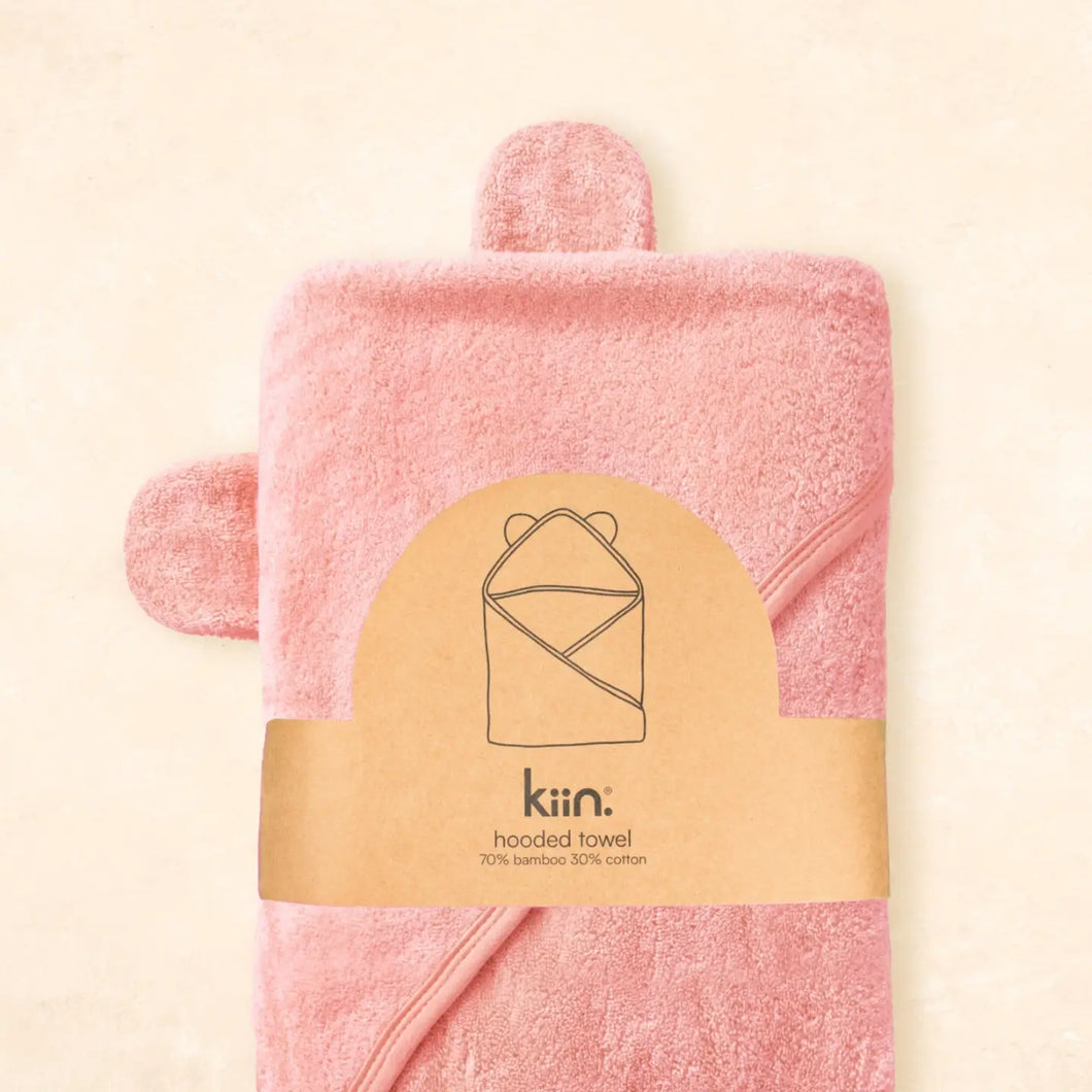 Hooded Towel - Peony