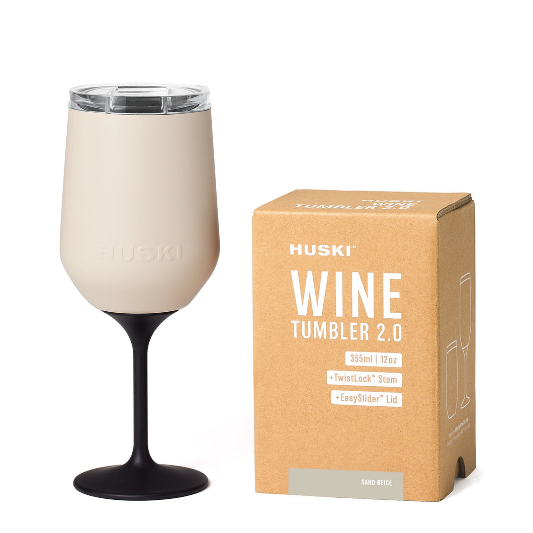 Huski Wine Tumbler 2.0 - Sand Beige Limited Edition