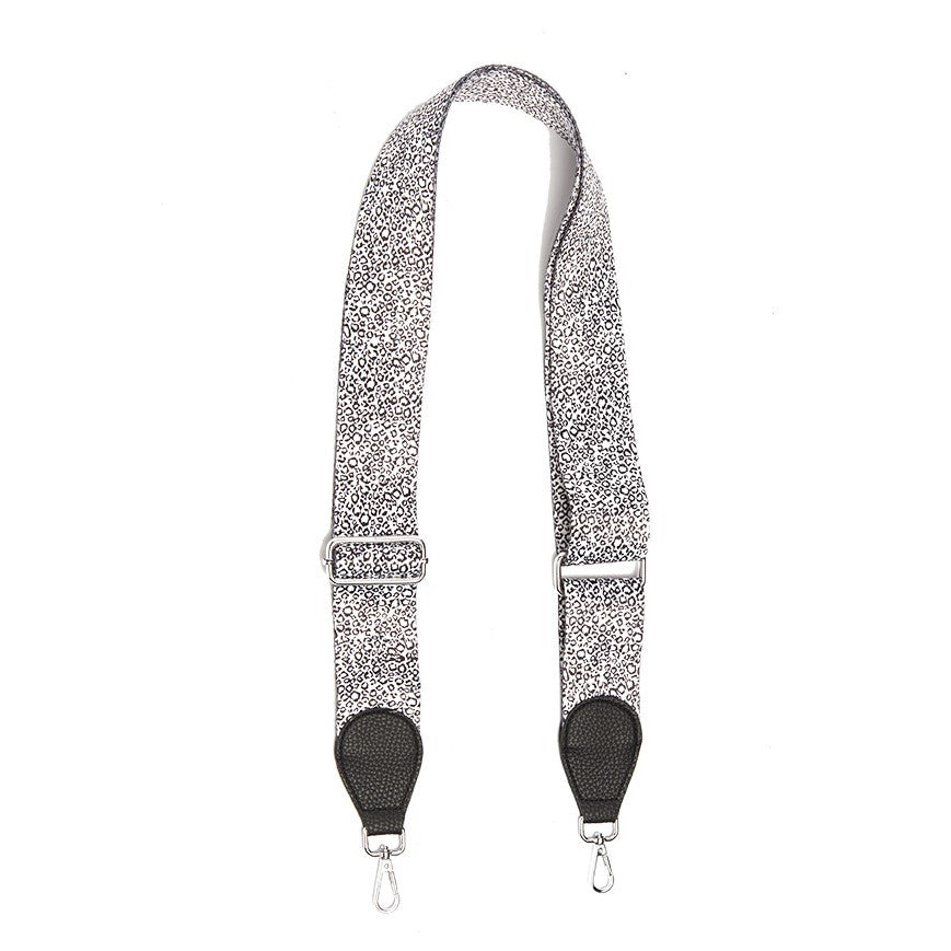 Rugged Hide Bag Strap - Leopard Black