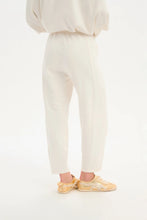 Load image into Gallery viewer, Barrel Leg Lounge Pant - Cream/Navy Stripe

