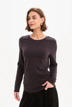 Load image into Gallery viewer, Long Sleeve T-Shirt - Chocolate Plum
