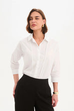 Load image into Gallery viewer, Panel Front Bind Shirt - White
