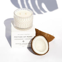 Load image into Gallery viewer, Candle Mother Of Pearl - Lemongrass + Coconut
